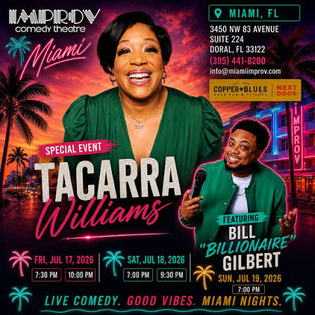 Tacarra Williams tour poster — 2026
